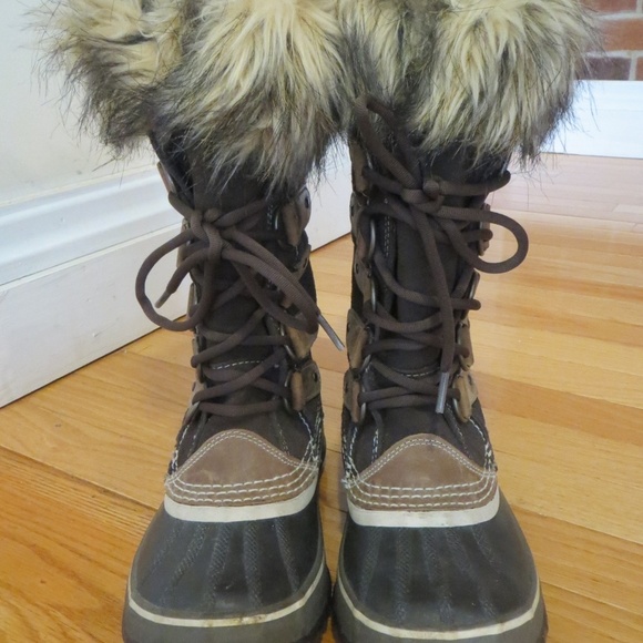 Womens Size 5 Sorel Joan of Arctic Leather Boots - Picture 6 of 8